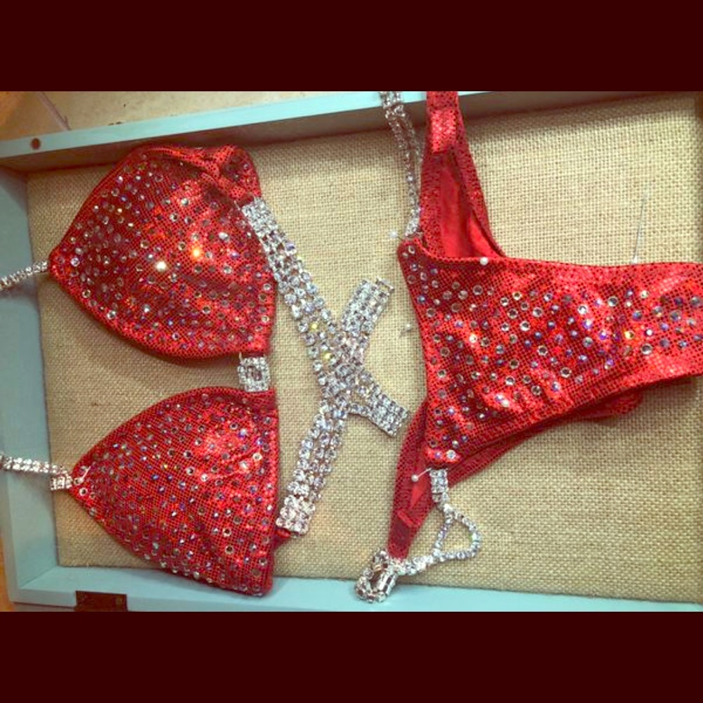 NPC high quality Swarovski bikini